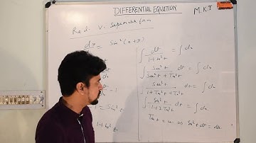 Ordinary differential equation ..#variableseparable form ##lecture no. 3