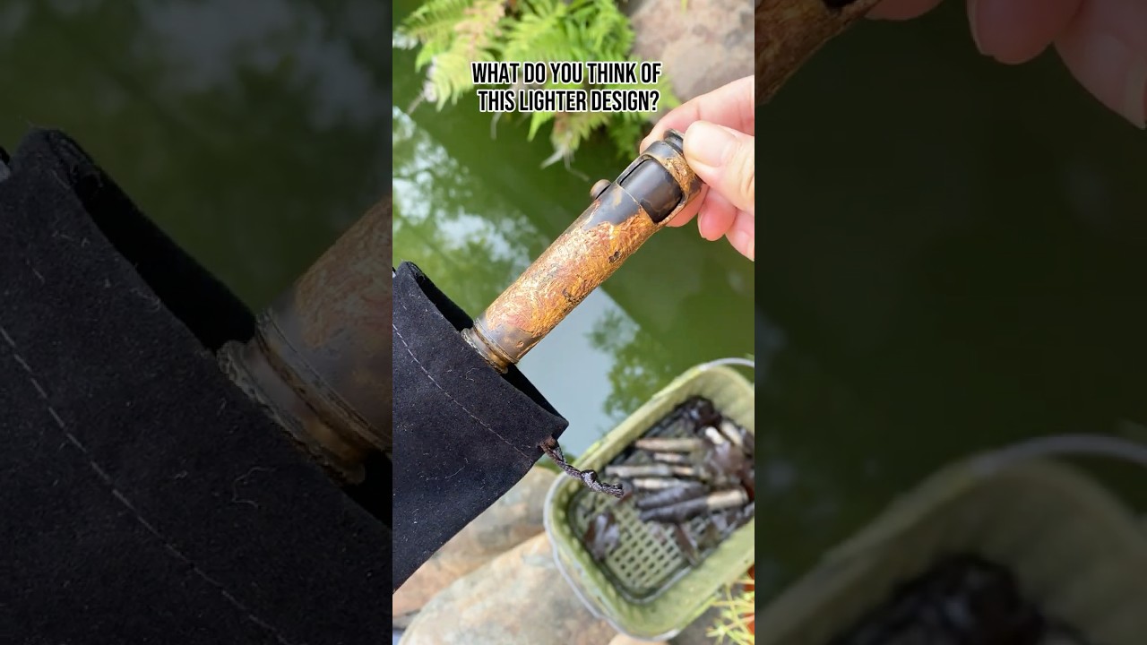 Foil + Bullet Shell = One Crazy Lighter 🔥 What do you think?”