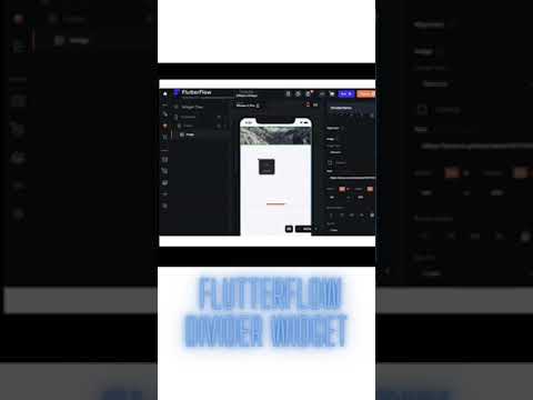 FLUTTERFLOW DIVIDER WIDGET