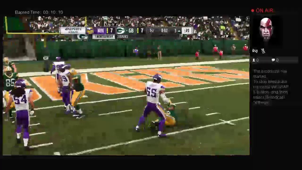Green Bay vs Vikings YouTube