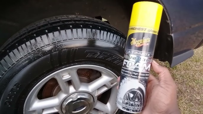 Meguiar's ® Ultimate Insane Shine™ Tire Coating – Soaking Wet-Look