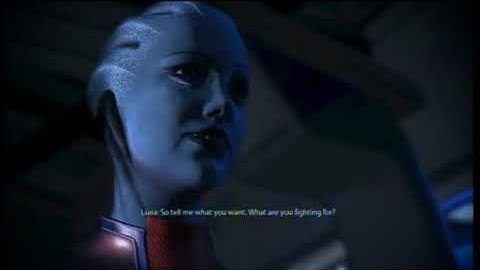 Mass Effect 2 DLC Cutscene-Letting Liara aboard the Normandy.