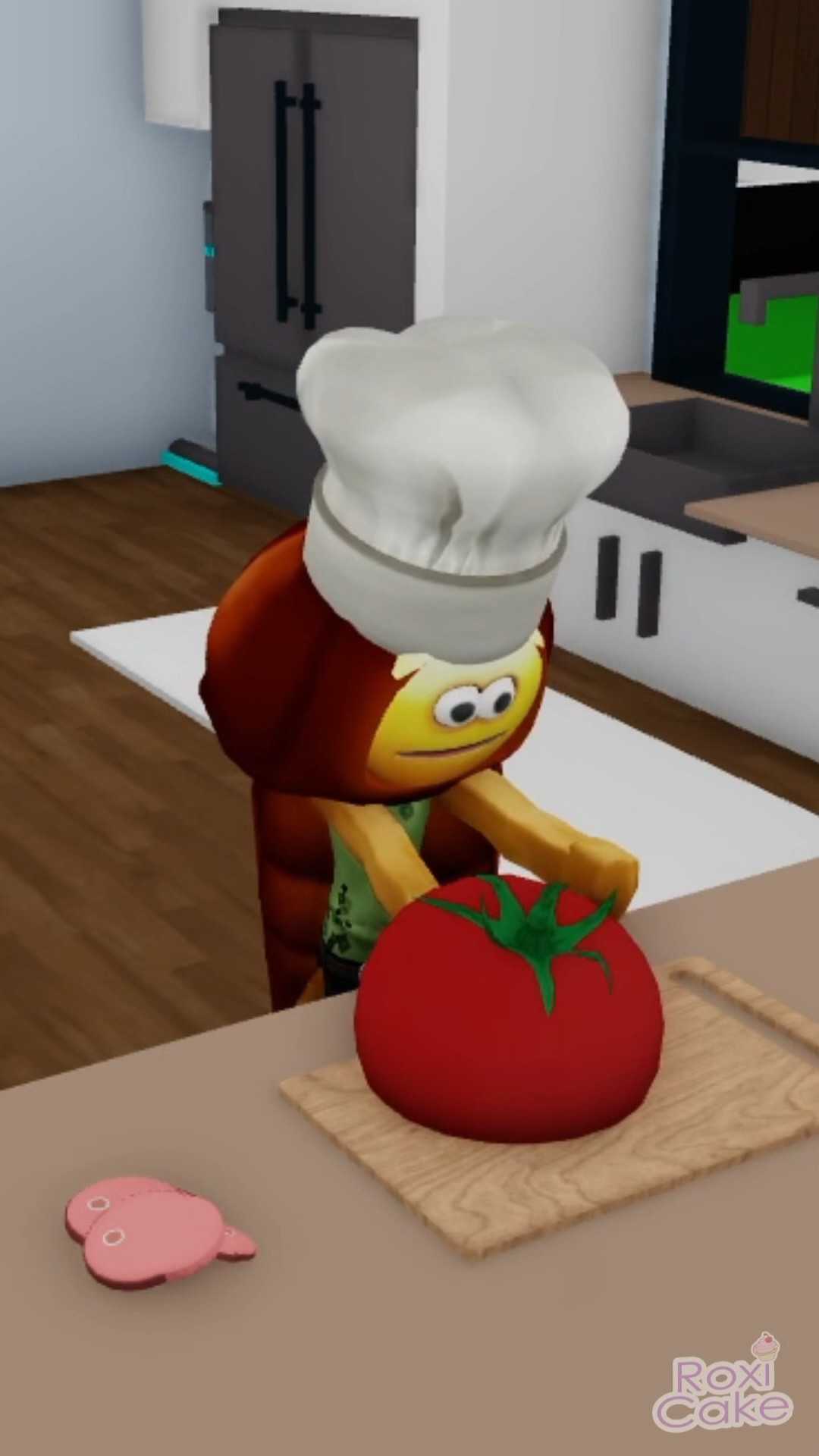 CUCARACHA PREPARA PIZZA EN BROOKHAVEN xd #SHORTS #ROBLOX