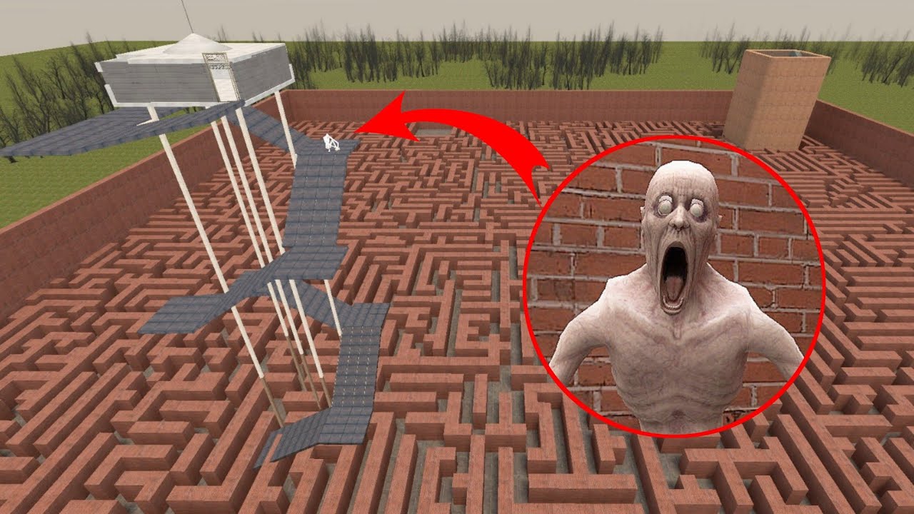 THE MAZE LOCKED ME IN WITH SCP-096! (Garry's Mod)