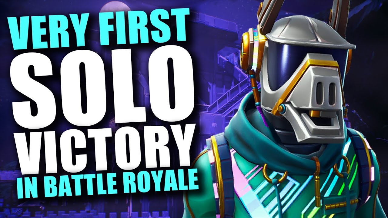 FORTNITE - MY VERY FIRST SOLO VICTORY