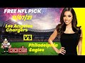 NFL Picks - Los Angeles Chargers vs Philadelphia Eagles Prediction, 11/7/2021 Week 9 NFL Best Bet
