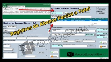 Sistema de Compras y CxP en Excel y Access GRATIS | MacroExcelVBA-Ag