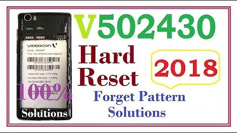 How to hard reset V502430 Videocon mobile LANGAUGE HINDI ENGLISH BANGLA