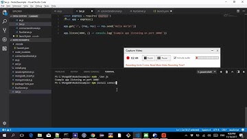 Nodejs MongoDB example to localhost