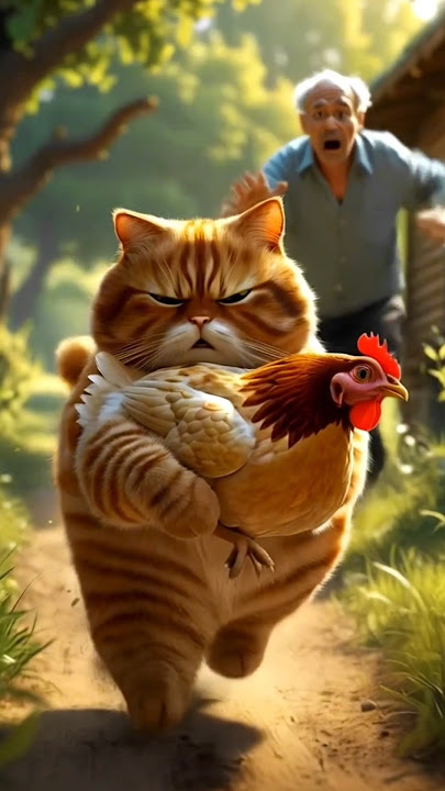 Orange cat 😺 is very dangerous 😂 #catlover #cats #catshorts