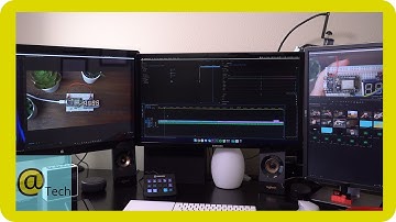 My Triple Monitor Video Editing Setup!