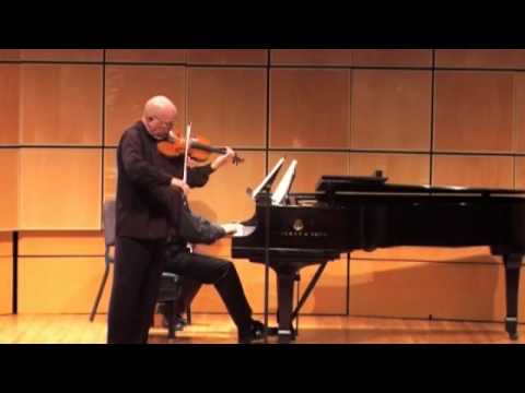 Prokofiev  Sonata Opus 80 - Elmar Oliveira - violin, Robert Koenig - piano, part 1 of 4