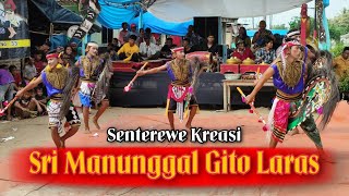 JARANAN SRI MANUNGGAL GITO LARAS TARIAN SENTEREWE KREASI LIVE TRIMULYO TANJUNG BINTANG | MKO-331