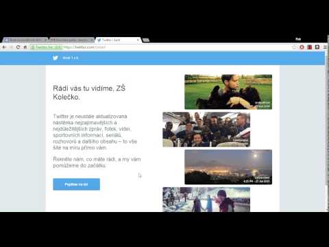 Video: Jak Se Zaregistrovat Na Twitteru