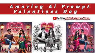 One Click Image of Happy Valentines Day 2024// 3D Ai Image Bing Prompt//#14feb/@Dailydiaryofbiya