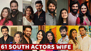 61 South Indian Actors Wife 2023 | Most Beautiful Wives Of South Superstars