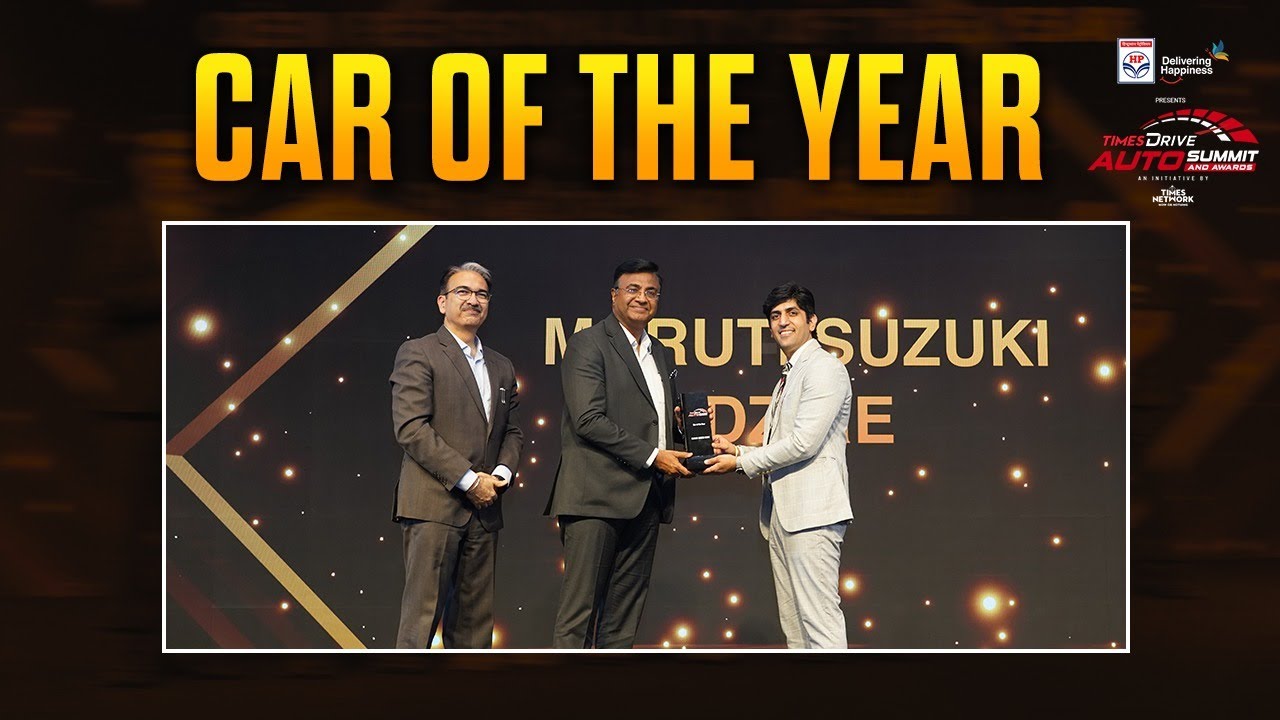 Car of the Year | Maruti Suzuki Dzire | Times Drive Auto Summit & Awards 2025 | Times Drive Green