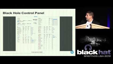 Black Hat USA 2012 - State of Web Exploit Toolkits