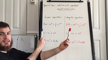 9.3: rotation with constant angular acceleration | Mechanics NYA | Winter 2020