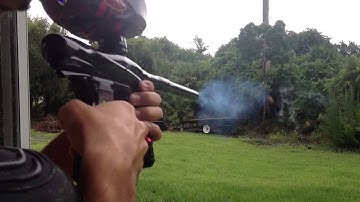 MacDev droid shooting video backyard