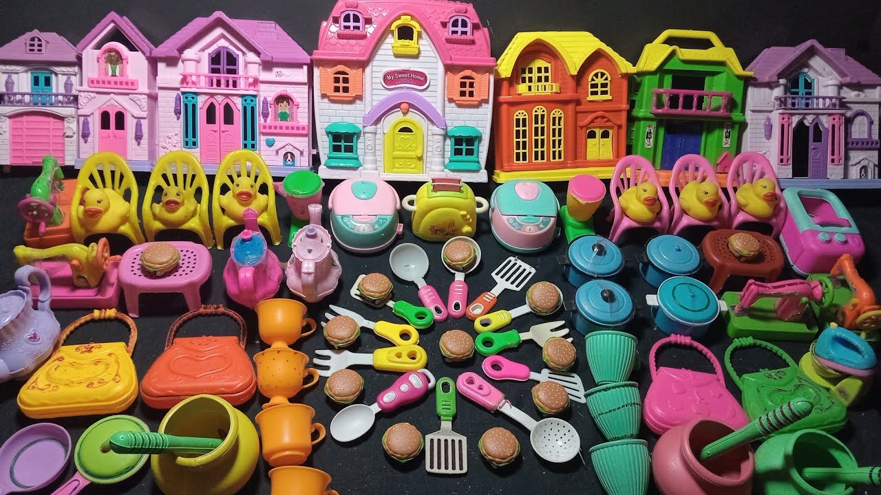 4 Minutes Satisfying With Unboxing Special Tiny kitchen Set Compliation Review Asmr