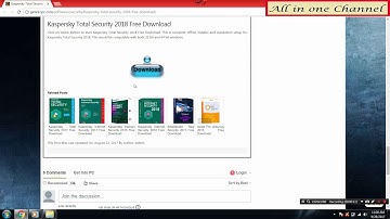 How to install Kaspersky Total Security 2018 without errors