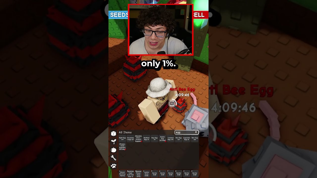 The LUCKIEST ANTI BEE EGG OPENING In Grow A Garden 