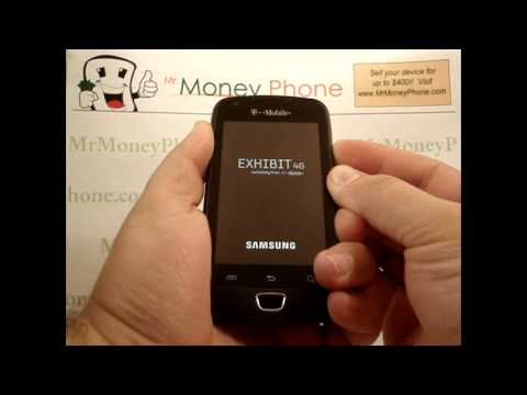 HARD RESET Samsung Exhibit 4G Master Data Wipe (RESTORE to FACTORY condition) Video sell your phone for cash