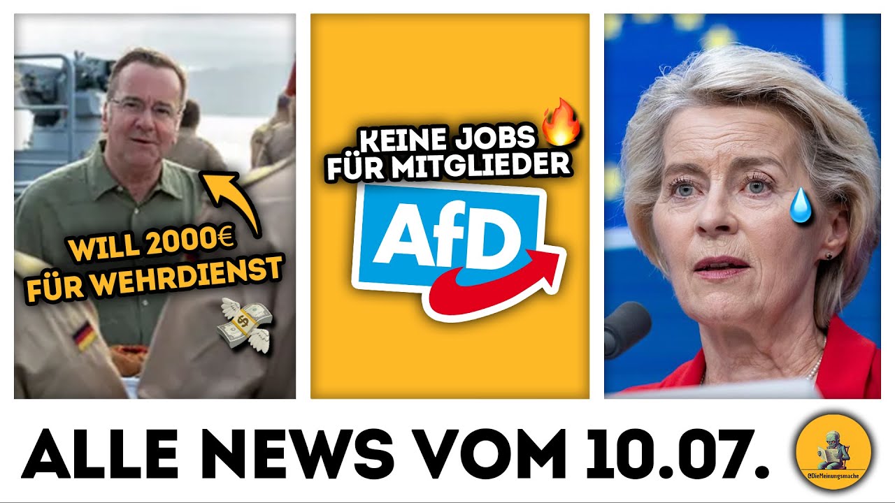 Keine Jobs für AfD-Mitglieder 🔥🔥 (im öffentlichen Dienst)