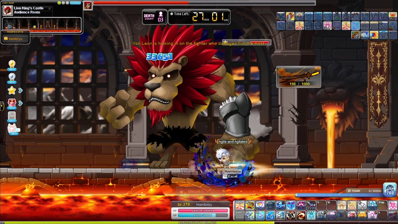 [GMS Reboot] Maplestory Hayato Genesis Liberation Quest Von Leon