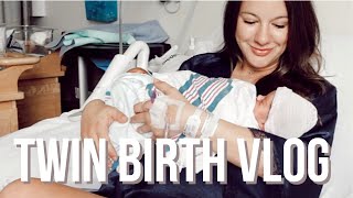 TWIN BIRTH VLOG | NATURAL DELIVERY | HEATHER FERN