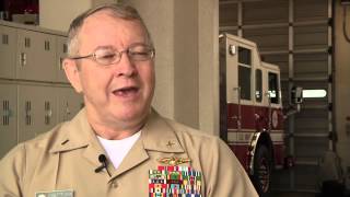 9/11 Ceremony at Yokosuka Fire House