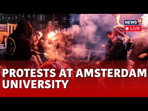Pro Palestine Protest In Amsterdam LIVE | LIVE From The University Of Amsterdam | Amsterdam LIVE