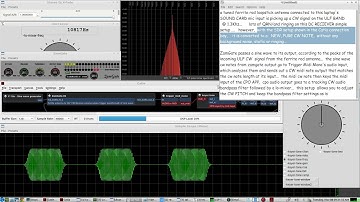 ULF BAND soundcard SDR CW Receiver - DC vs Single Conversion - LIVE DEMO