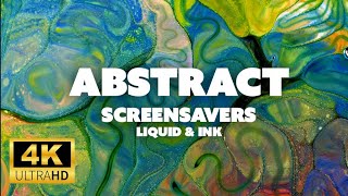 Abstract Liquid Background Video (No Sound) — 4K UHD Abstract Liquid Screensaver 9 Hours
