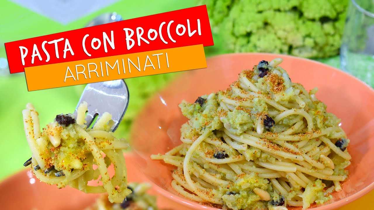 Pasta con broccoli arriminati: ricetta siciliana facile - YouTube