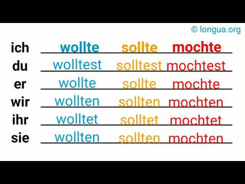 Deutsch lernen Grammatik 11: ich konnte, ich wollte, ich musste ...