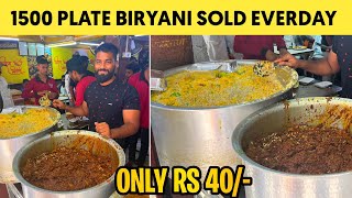 Most TRENDING VEG BIRYANI of India at famous Chirag Biryani center || 1500 plates sold daily 😱😱