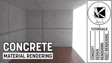 Learn to create Concrete Material Tutorial - Vray 3.4 sketchup 2016-2017