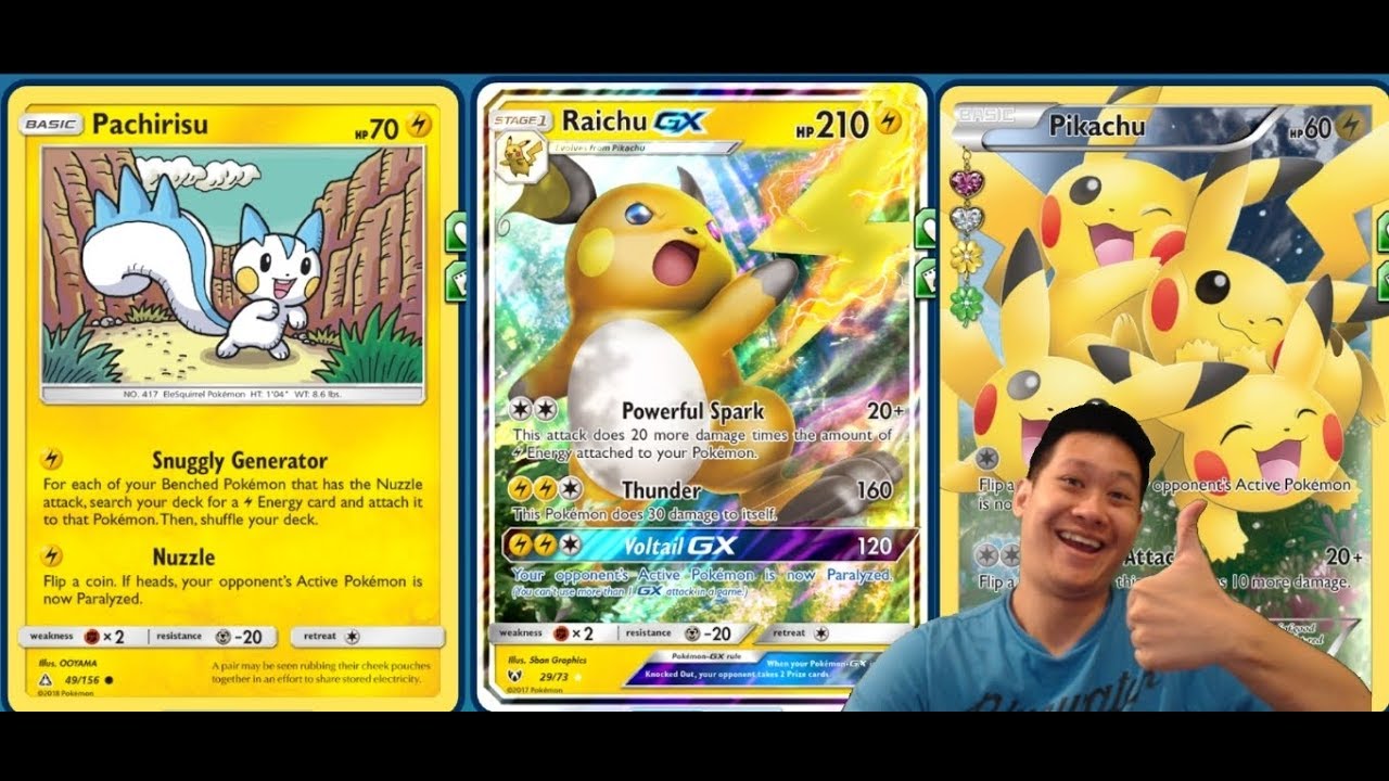 Pachirisu Raichu Gx Deck Fastest Way To Charge Turbo Raichu