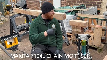 MAKITA 7104L CHAIN MORTISER DEMO