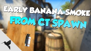 Inferno Early BANANA SMOKE from CT SPAWN | Quick Nades