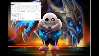 How to change where you are using the files in Undertale