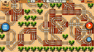 Train Track Maze 2 Long Train | Train Game | Android Gameplay #0003051