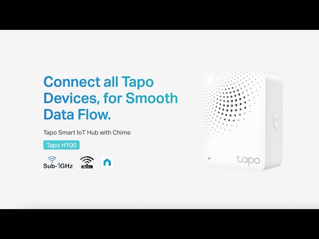 TP-Link Tapo T110 Smart Contact Sensor & Tapo H100 Smart Hub with Chime