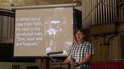 Sermon Video: Pastor Randy Powell - "Son, your sins are forgiven."  Mark 2:1-12