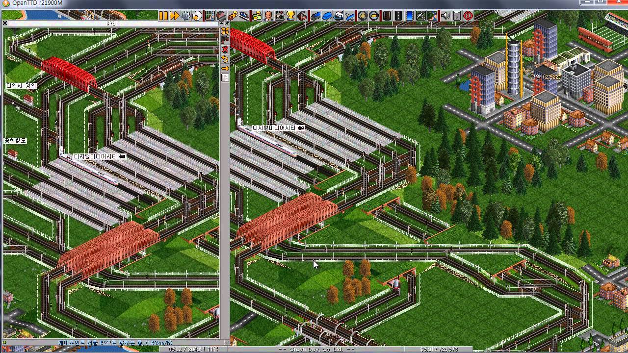 OpenTTD 인천공항 - 대관령