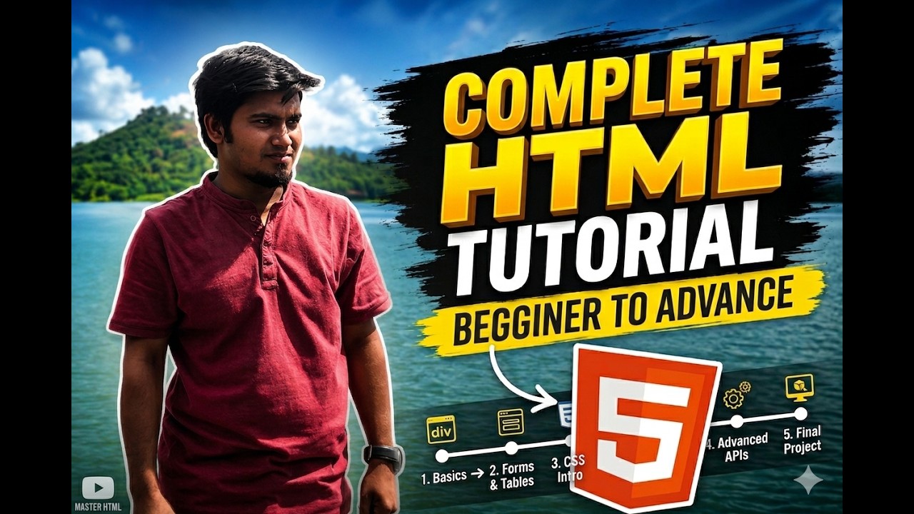 HTML Tutorial for Beginners in Hindi | What is HTML? | HyperText Markup ...