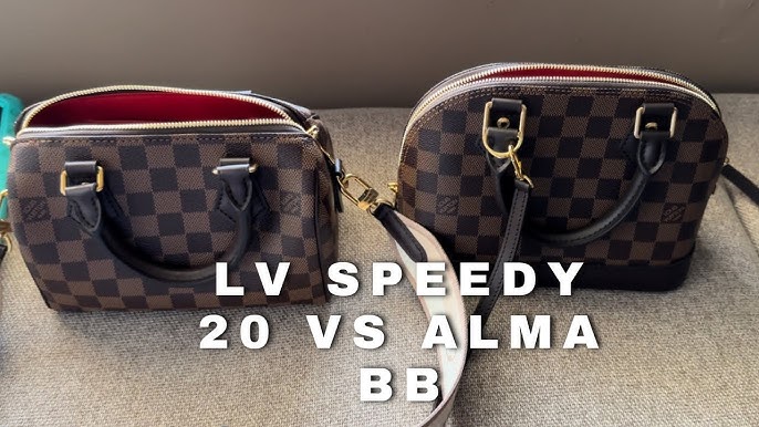 Louis Vuitton Alma BB Review, Damier Ebene, Wear and Tear, WFIMB, MOD  Shots