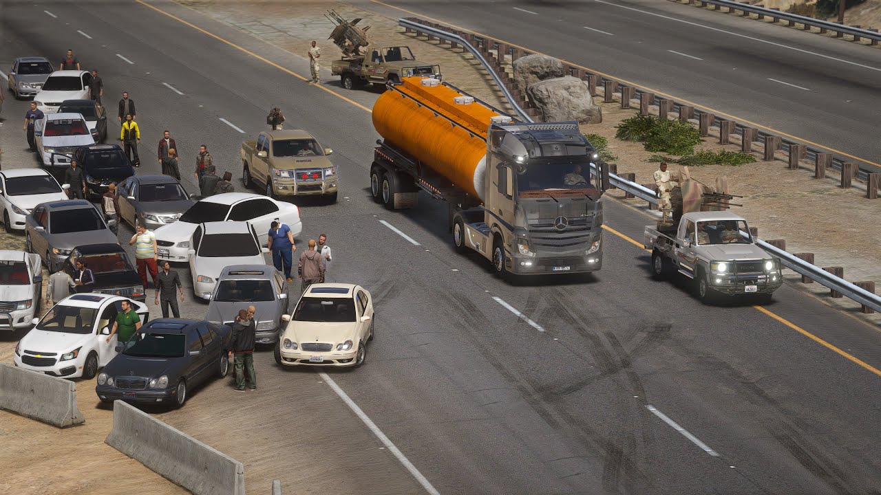 هكذا يتم تهريب الوقود فالجنوب أمام الناس || فلم كارثة الجنوب || قراند 5